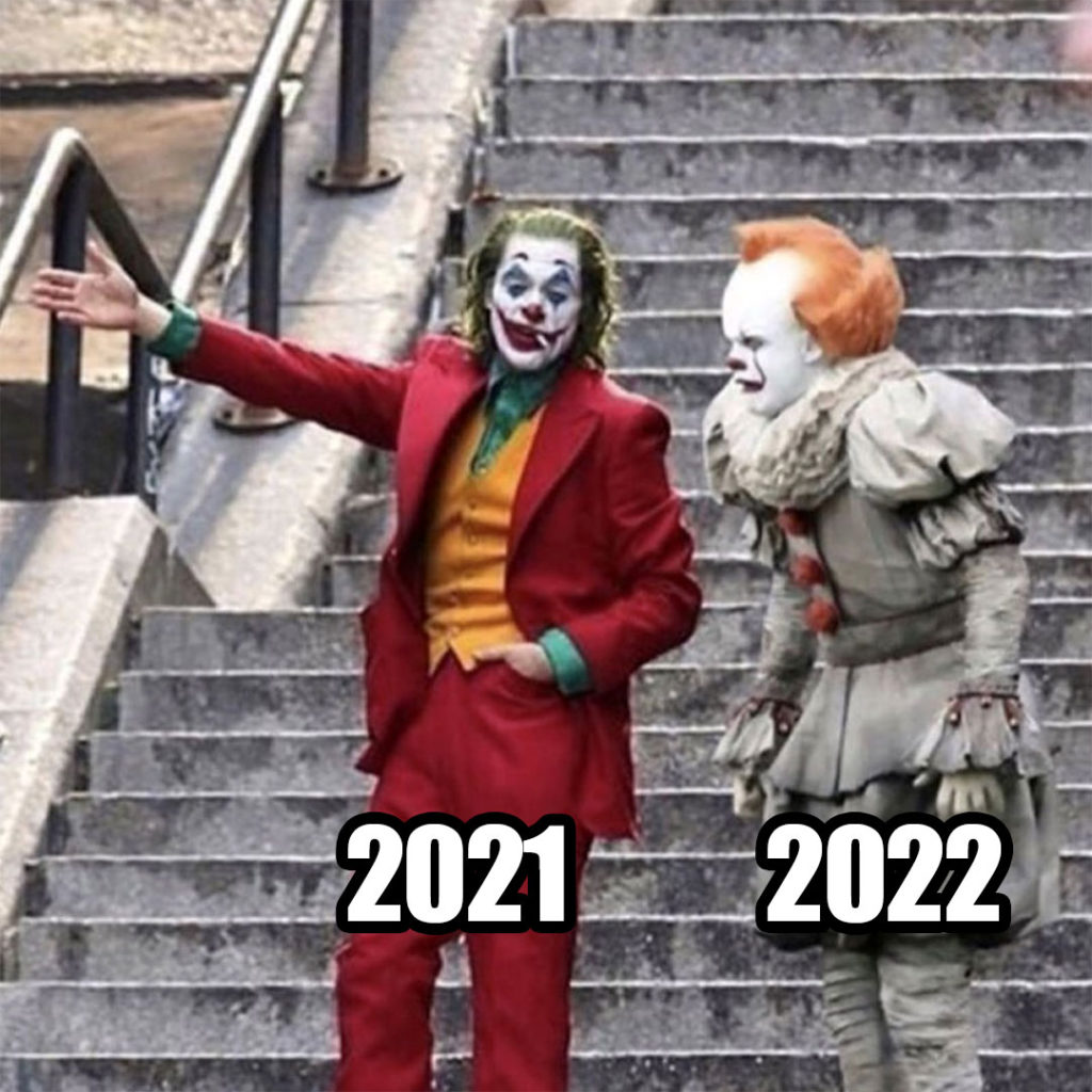 2021 showing 2022 around the workplace