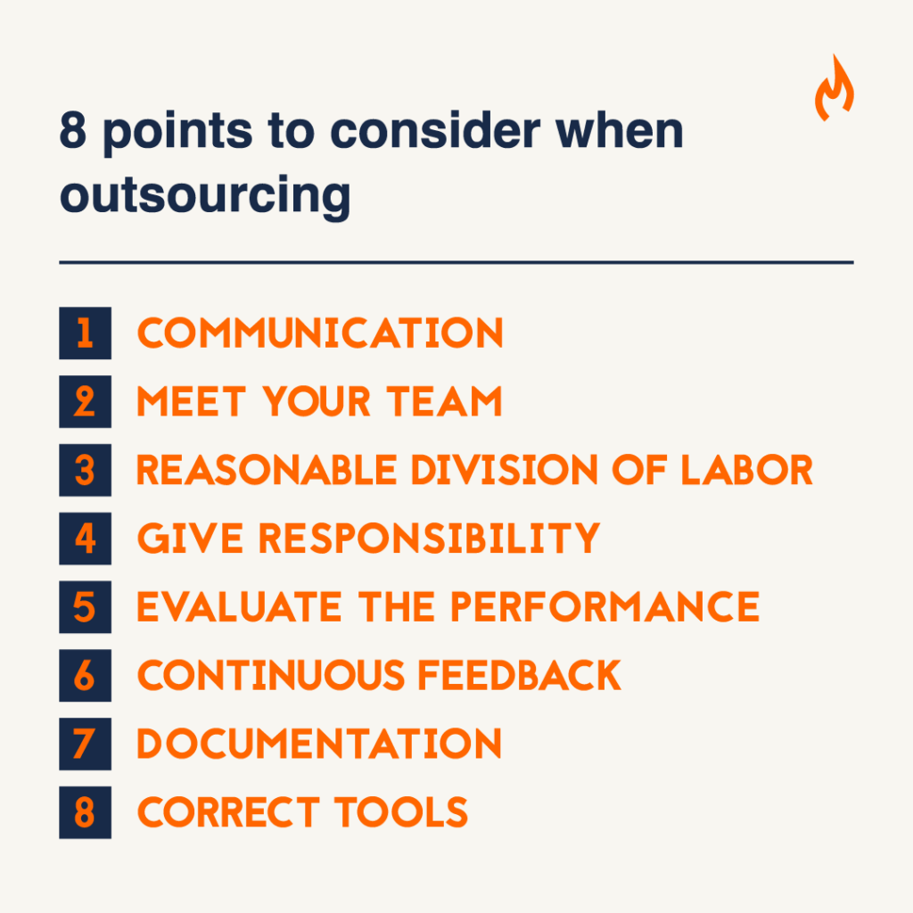 Eight points to consider when outsourcing software development