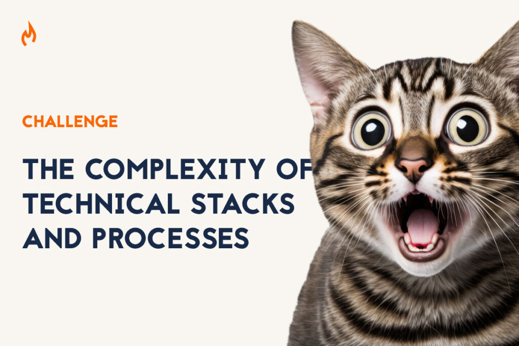 Software development challenges - The Complexity of Technical Stacks and Processes