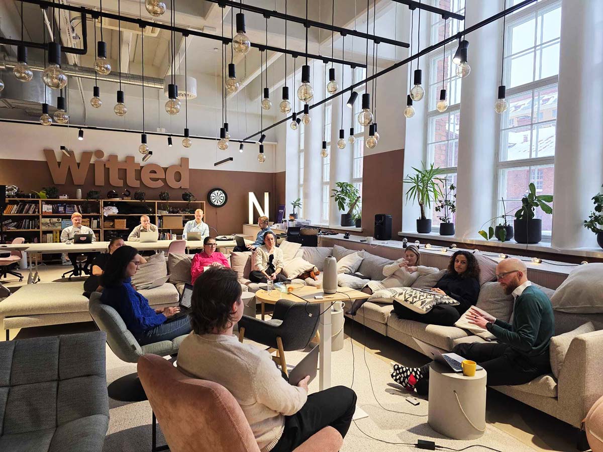 Software Sauna visiting Witted office in Helsinki, Finland