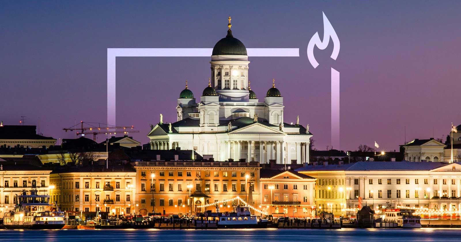 Helsinki Cathedral within a Software Sauna frame